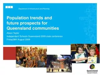 Population trends and future prospects for Queensland communities