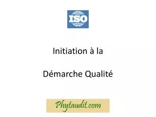initiation la d marche qualit