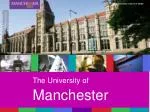 The University of Manchester - slide 1