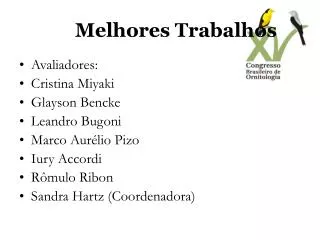 melhores trabalhos