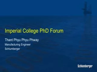 imperial college phd forum
