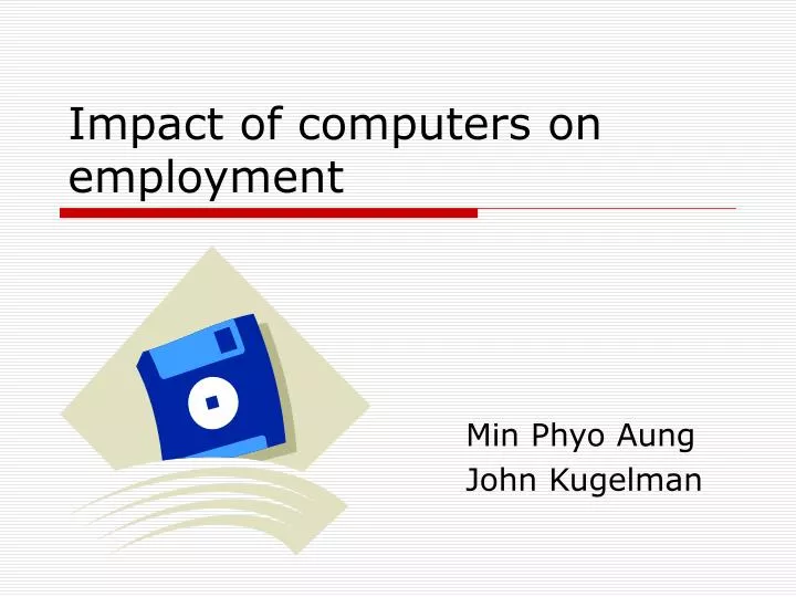 impact of computers on employment