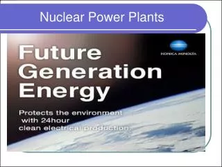 Nuclear Power Plants