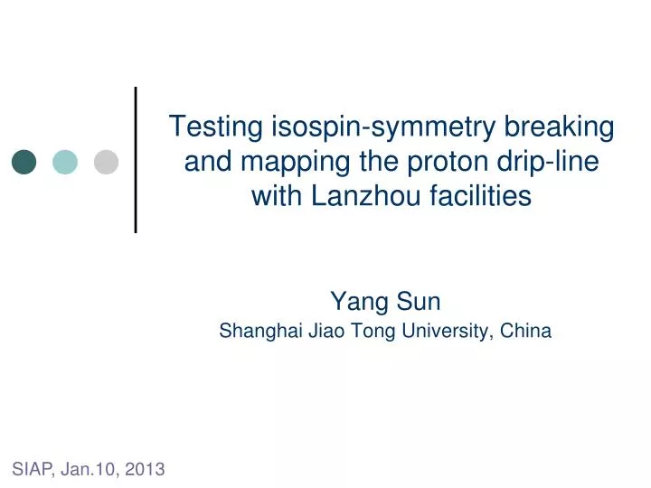 testing isospin symmetry breaking and mapping the proton drip line with lanzhou facilities