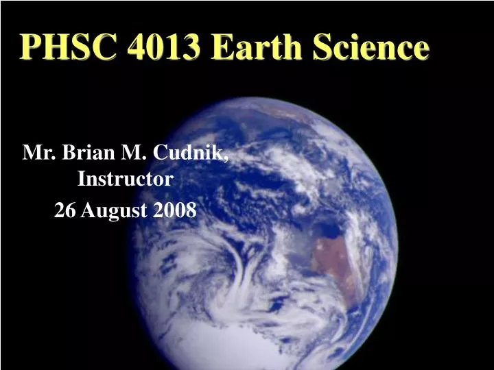phsc 4013 earth science