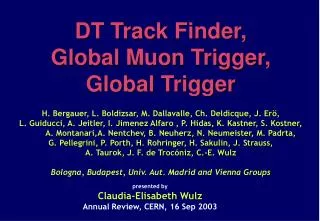 Drift Tube Trigger Track Finder