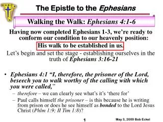 The Epistle to the Ephesians