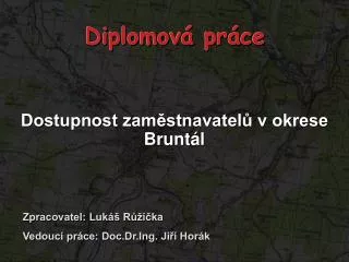 diplomov pr ce