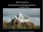 Real-Time Concentration Tracking Software Design Review - Team Everest - slide 1