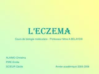 l eczema