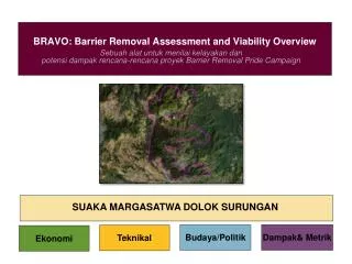 bravo barrier removal assessment and viability overview