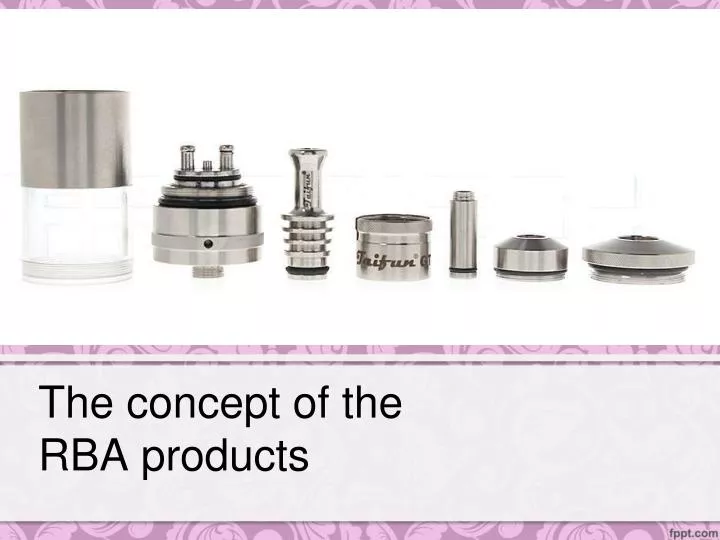 the concept of the rba products