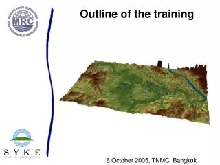 Outline of the training