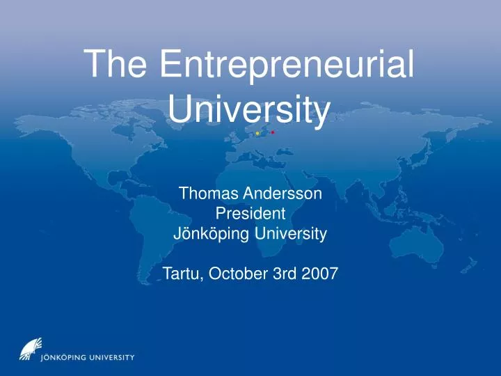 the entrepreneurial university