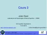 Cours 3 - slide 1