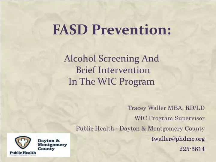 fasd prevention alcohol screening and brief intervention in the wic program