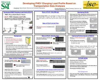 Developing PHEV Charging Load Profile Based on Transportation Data Analyses