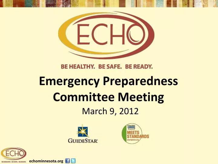 emergency preparedness committee meeting
