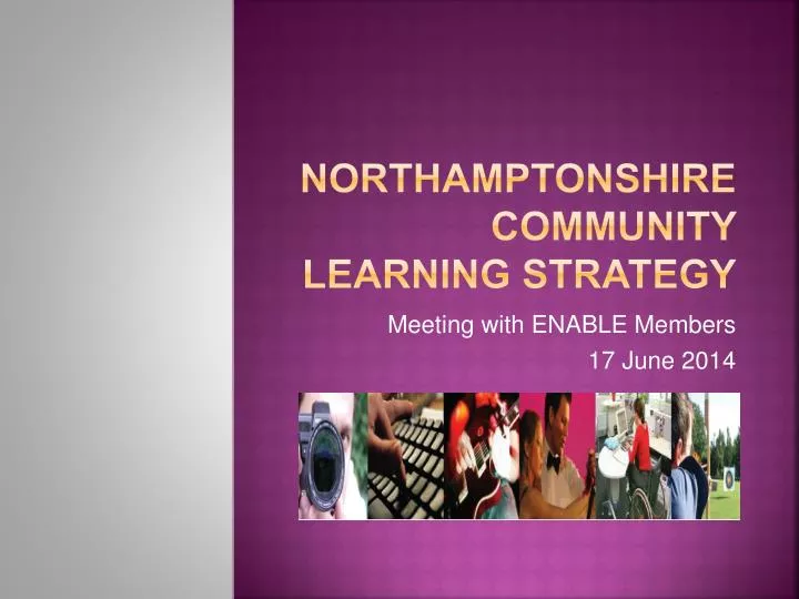 northamptonshire community learning strategy