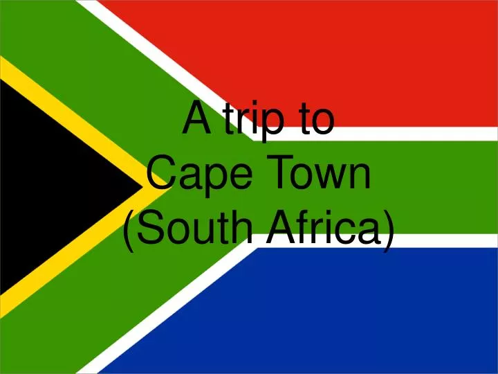 a trip to cape town south africa