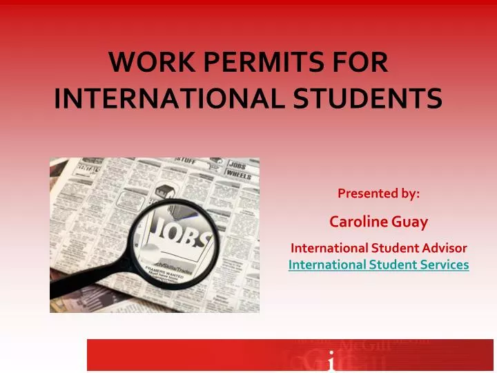 work permits for international students