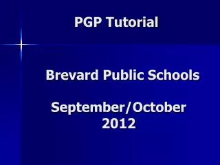 PGP Tutorial