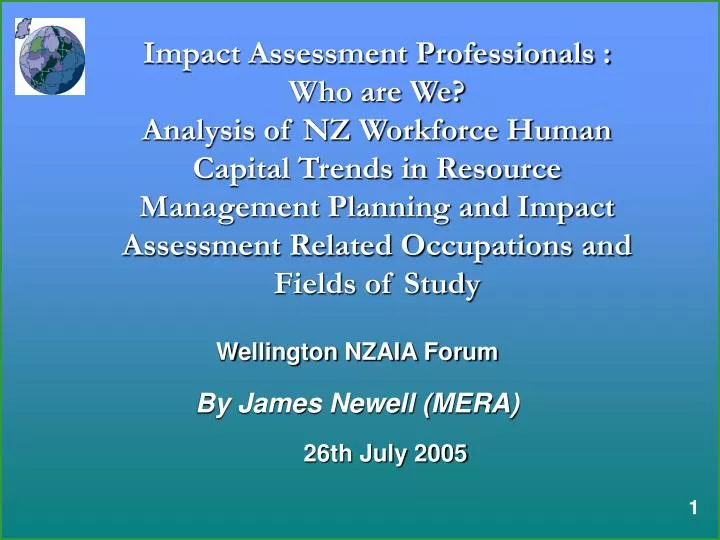 wellington nzaia forum by james newell mera