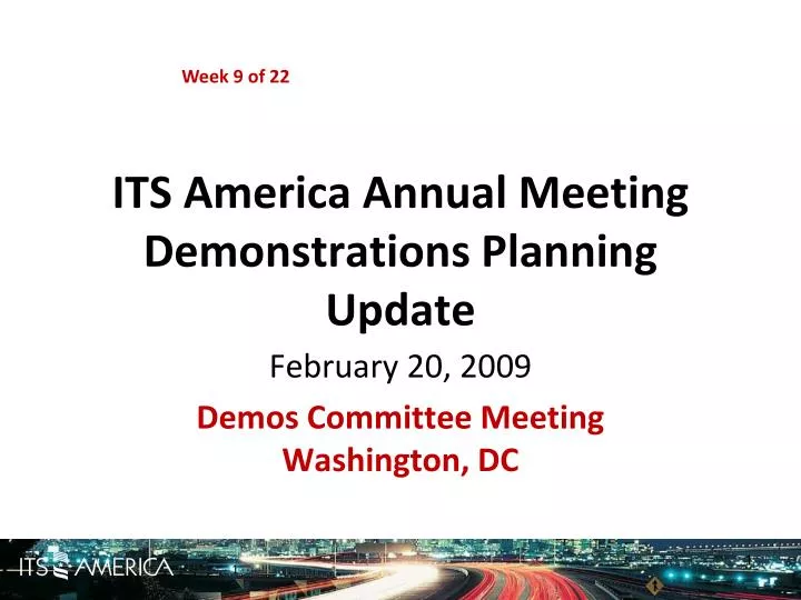 its america annual meeting demonstrations planning update