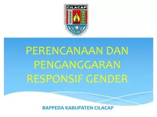 perencanaan dan penganggaran responsif gender