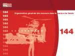 Organisation générale des secours dans le canton du Valais - slide 1