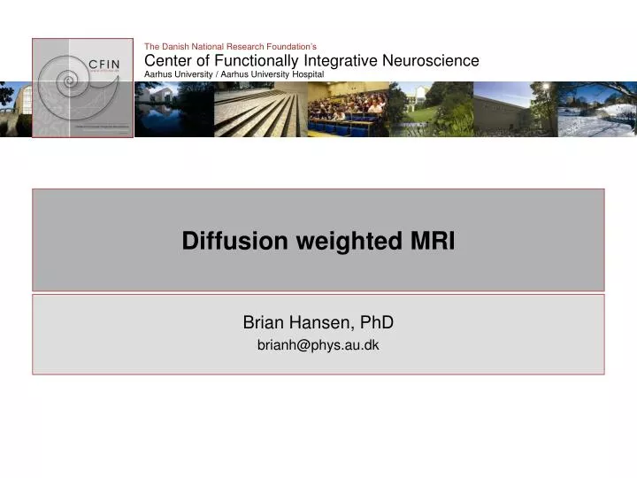 diffusion weighted mri