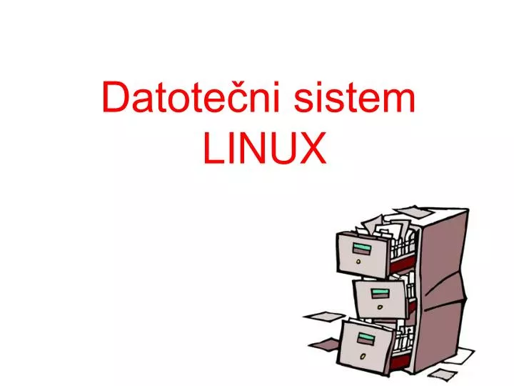 datote ni sistem linux