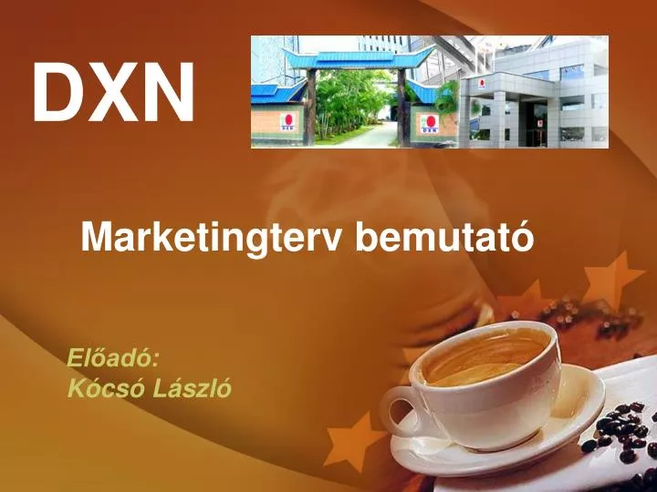 marketingterv bemutat