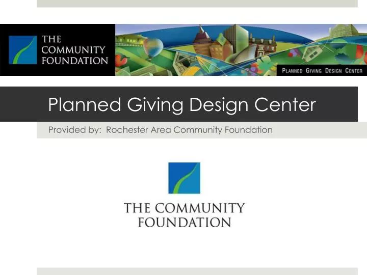 planned giving design center