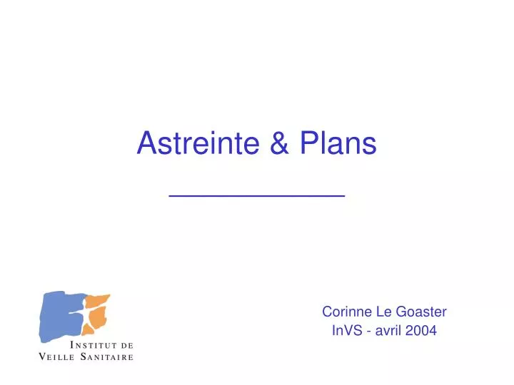 astreinte plans