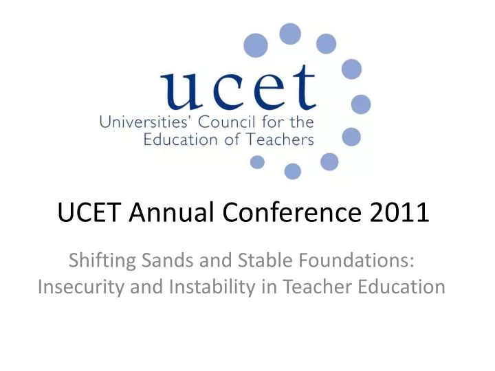 ucet annual conference 2011