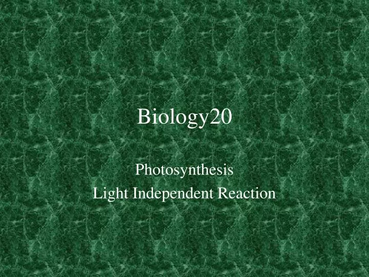 biology20