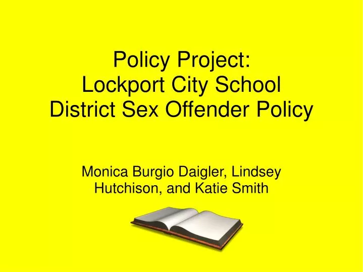 policy project lockport city school district sex offender policy