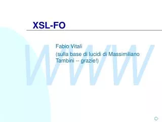 xsl fo