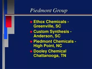 Piedmont Group