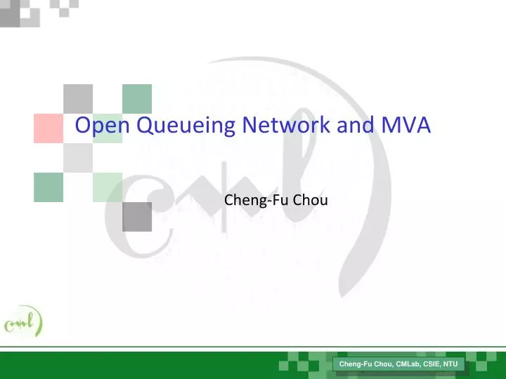 open queueing network and mva
