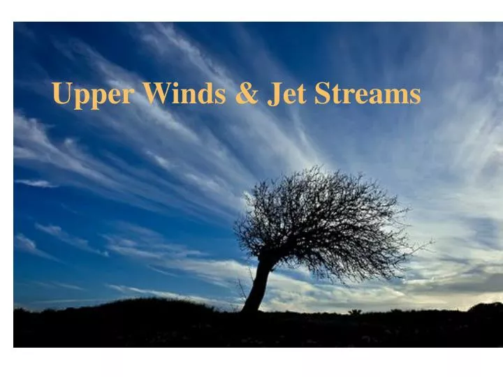 upper winds jet streams