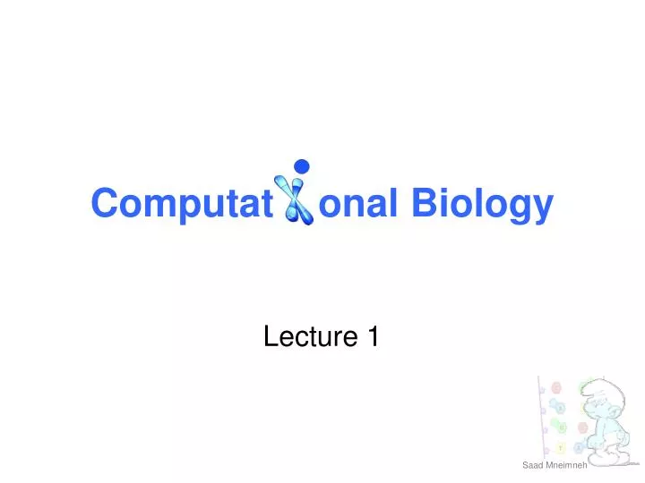 computat onal biology