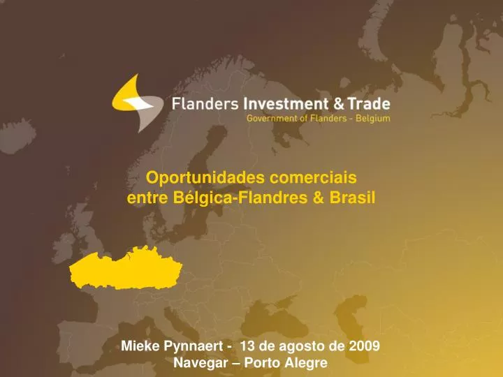 oportunidades comerciais entre b lgica flandres brasil