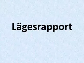 l gesrapport