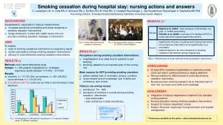Smoking cessation during hospital stay: nursing actions and answers