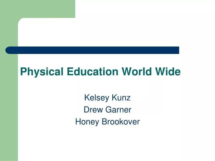 physical education world wide
