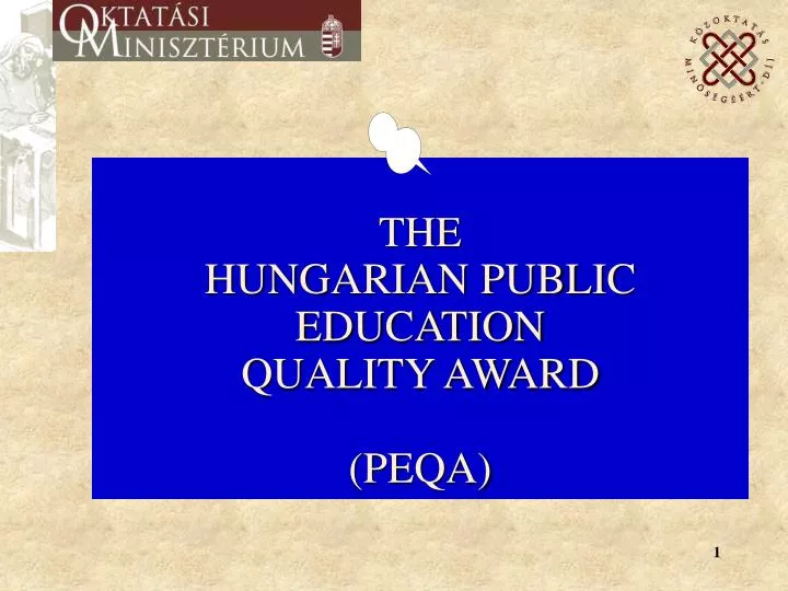 the hungarian public education quality award peqa