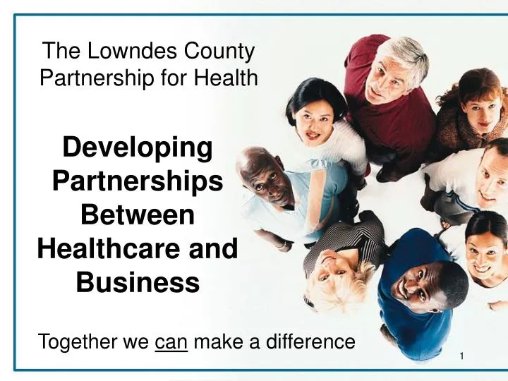 developing partnerships between healthcare and business