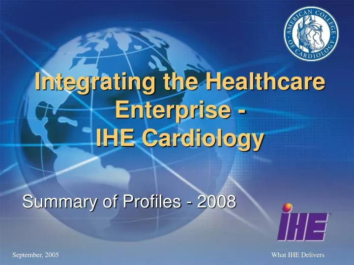 integrating the healthcare enterprise ihe cardiology